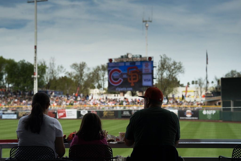 Visitors to Scottsdale enjoying Spring Training
