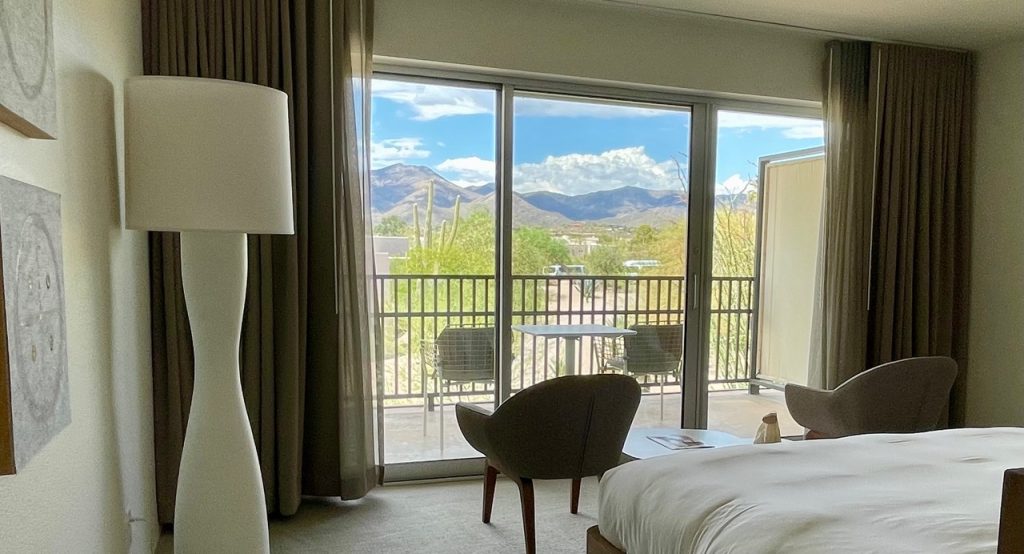 View from author's room at Civana Wellness Resort and Spa