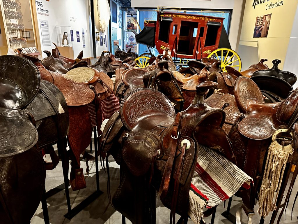 Saddle exhibit at Western Spirit: Scottsdale's Museum of the West
