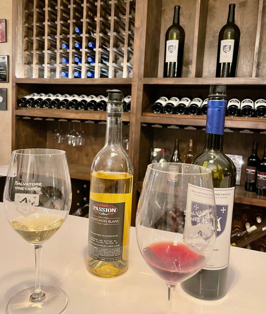 Salvatore Vineyards, one of many wine-tasting rooms in downtown Scottsdale