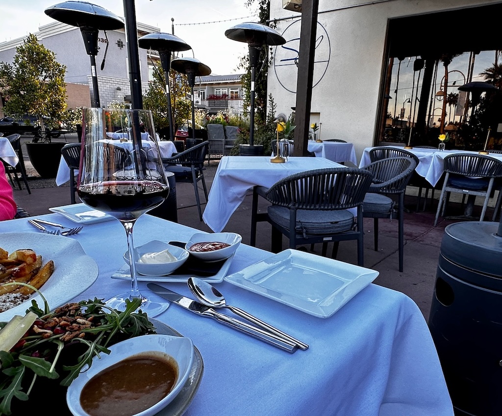 Patio of Sel in Arts District of Scottsdale