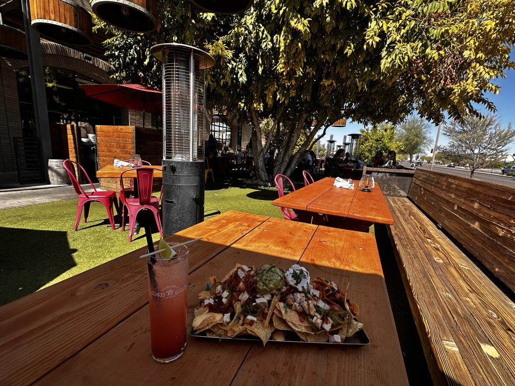 Nachos at Fate Brewery