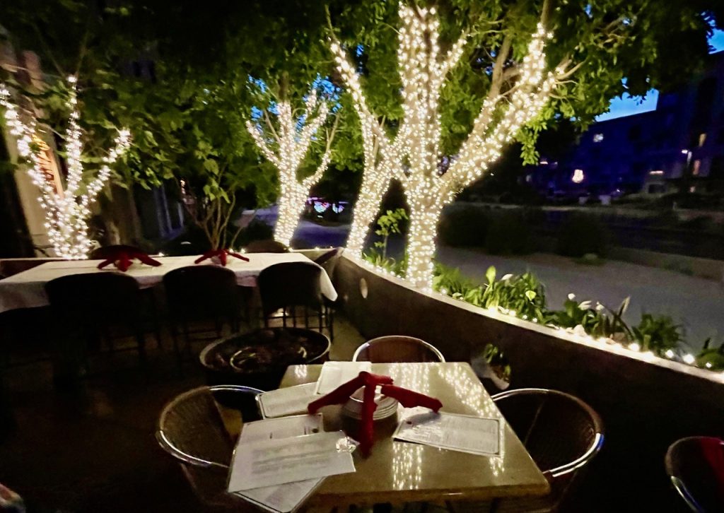 The patio of Tapas papa Frita along the Scottsdale Waterfront