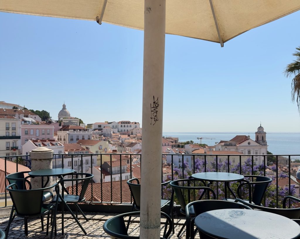 View of Lisbon from Miradouro das Portas do Sol