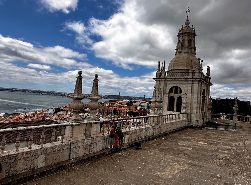 View from roof of Sao Vicente de Fora