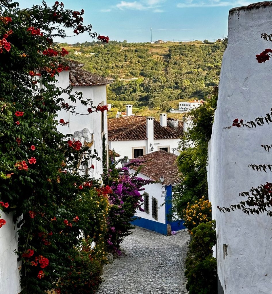 Scenic streets of Obidos