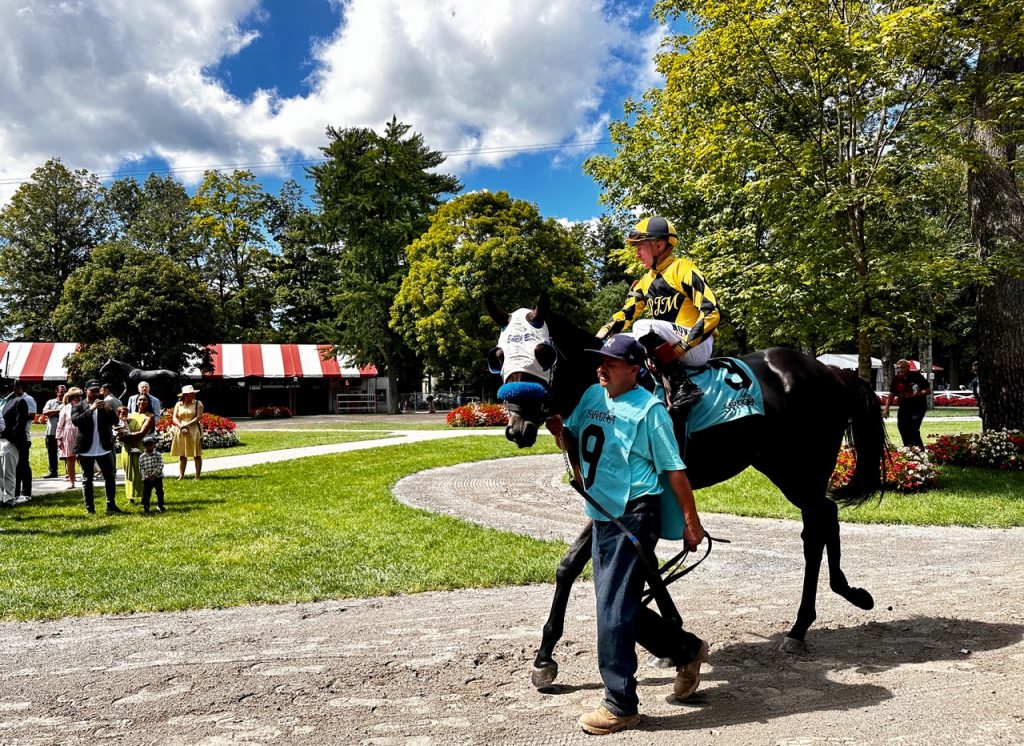 Paddock of Saratoga Race Course