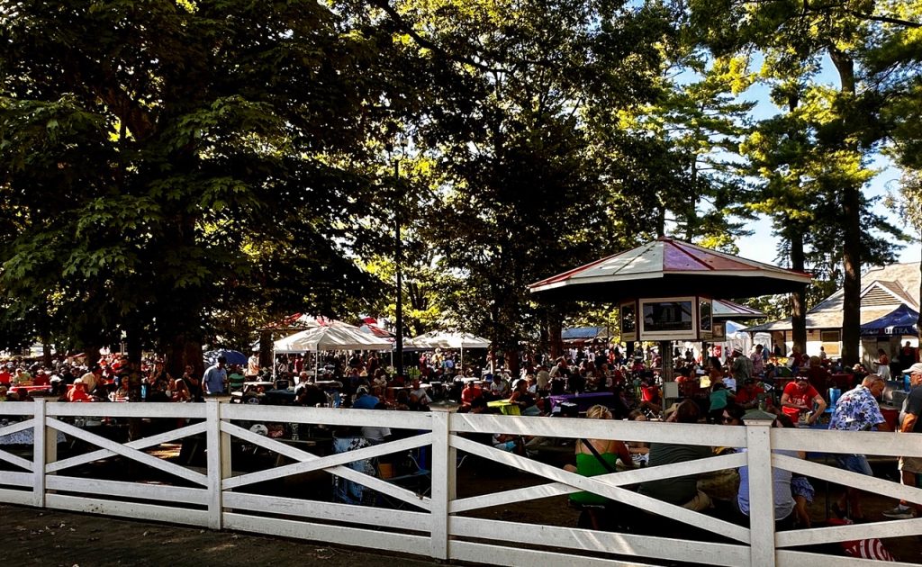 Picnic area at Saratoga Race Course