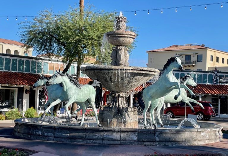 Bronze Horse Fountain